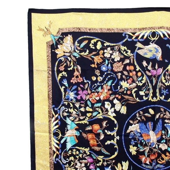 534181AL (S2) Hermes Scarf Carre 90 Pierres d' Orient et d' Occident Multicolor - Picture 2 of 10